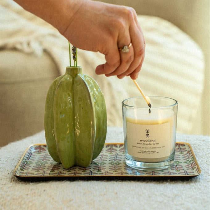 Starfruit-shaped bud vase – Gilded & Green