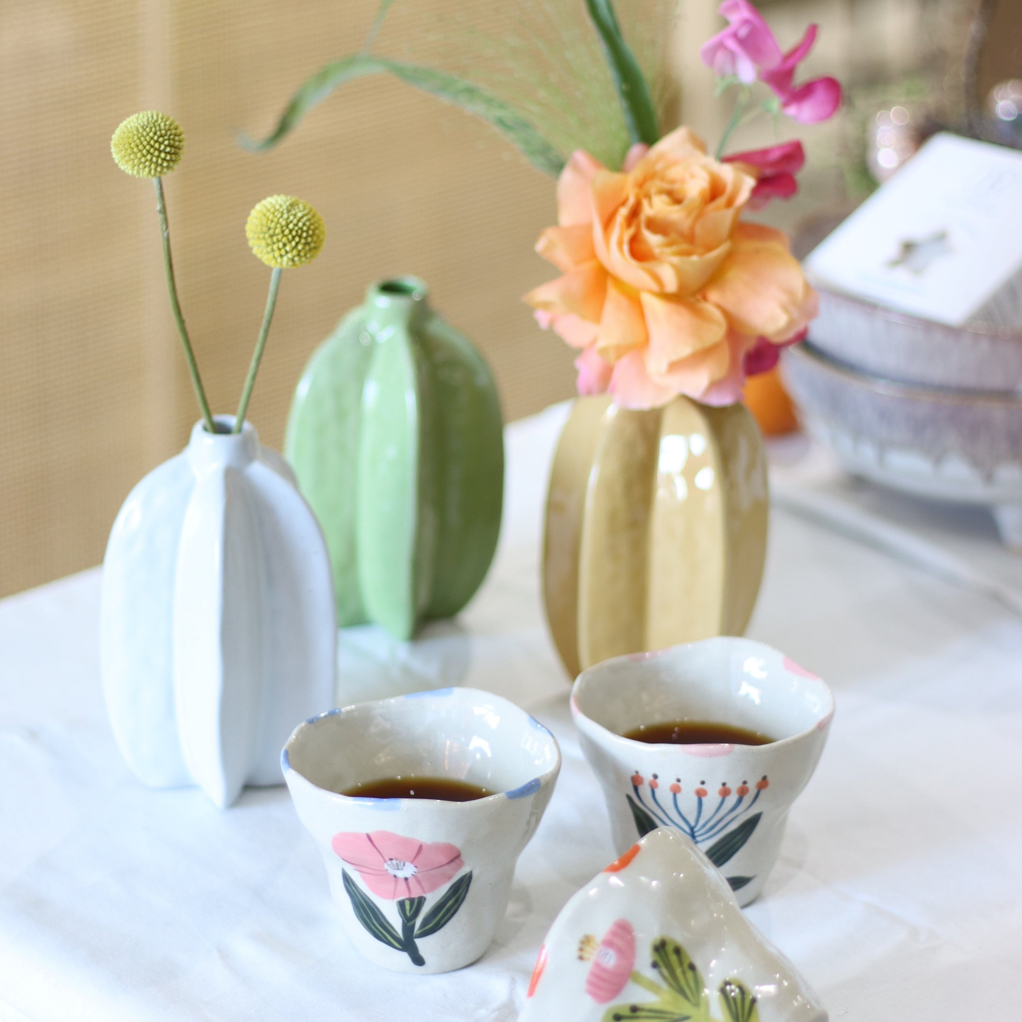 Starfruit-shaped bud vase – Gilded & Green