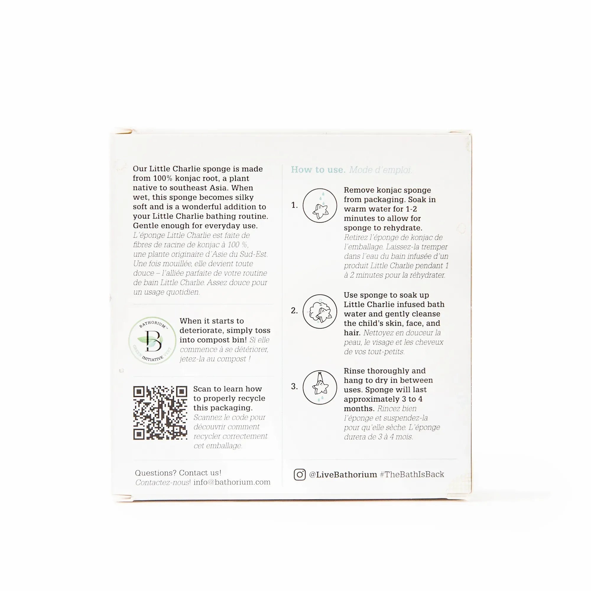 Konjac little charlie™ Body Sponge